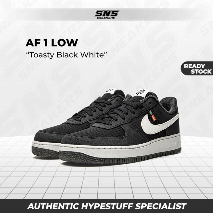 Jual Nike Air Force 1 AF 1 Low Toasty Black White 100% Original ...
