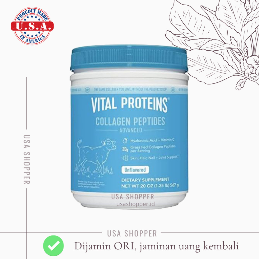Jual [ORI USA] Vital Proteins Protein Advanced Collagen Peptides