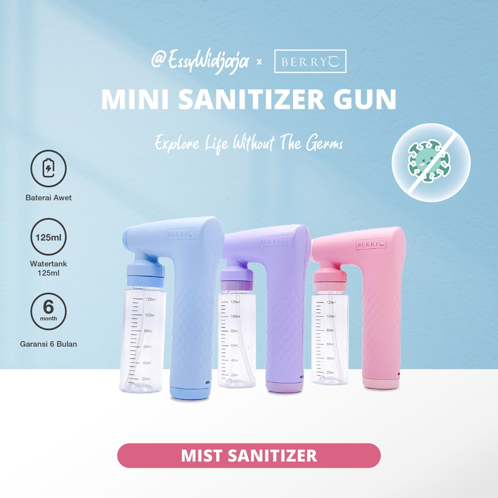 Jual BerryC Mini Sanitizer Spray Gun Portable Alat Semprotan ...