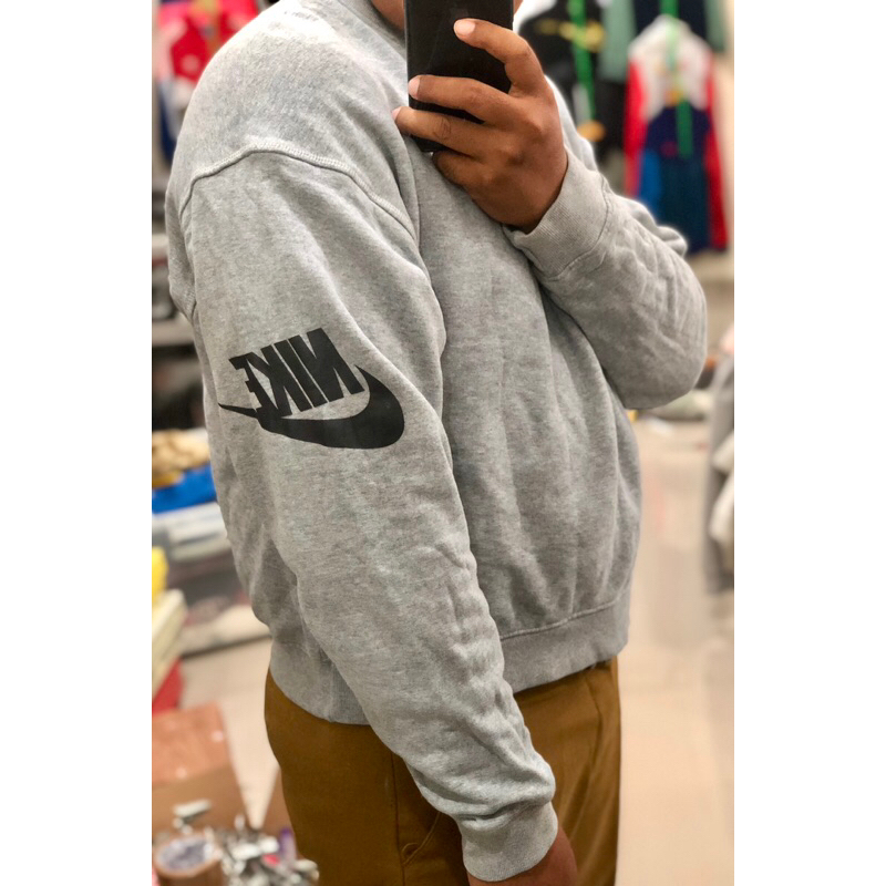 Nike fear of god crewneck best sale