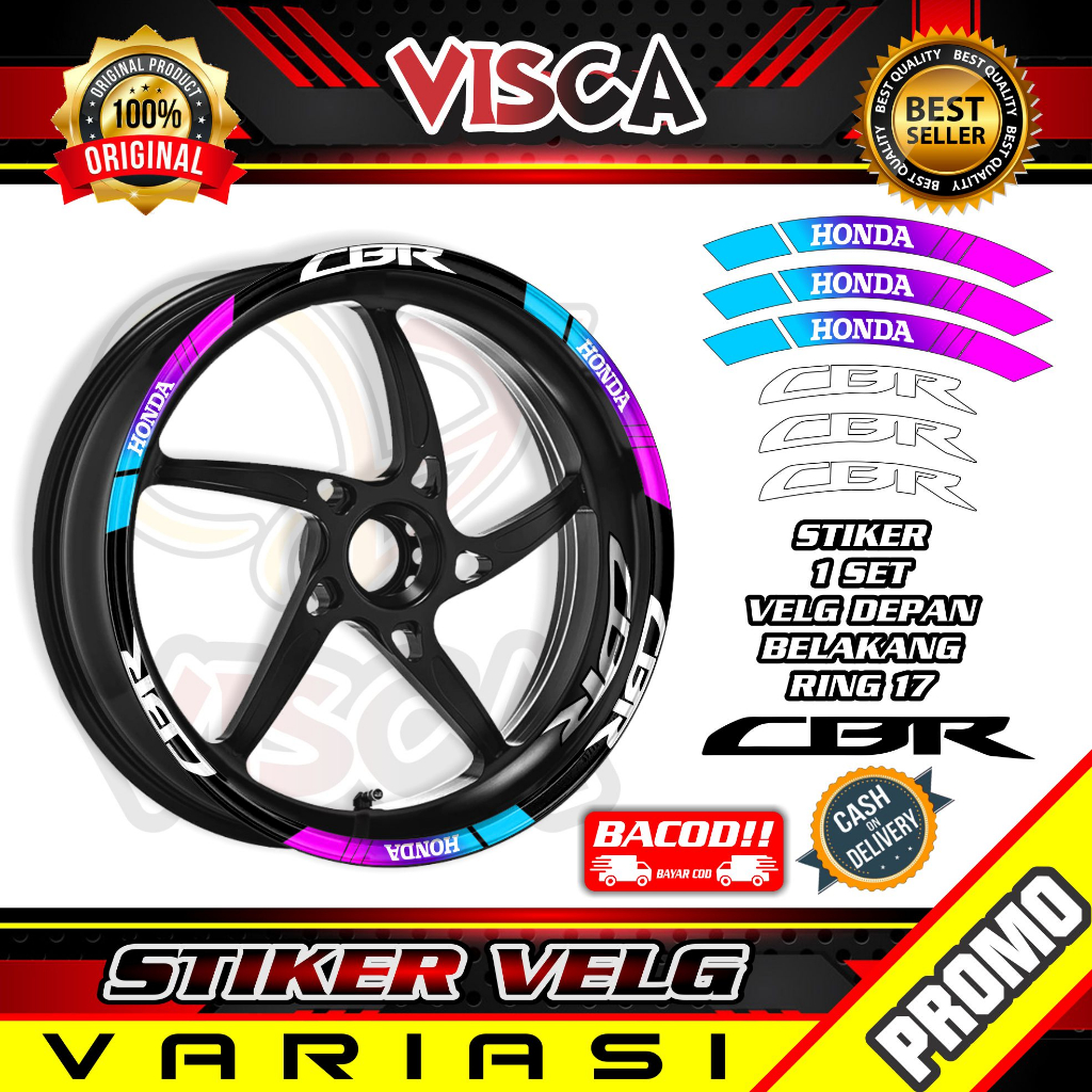 Jual Stiker Velg List Velg Motor Stiker Velg Sticker Velg CBR Bunglon