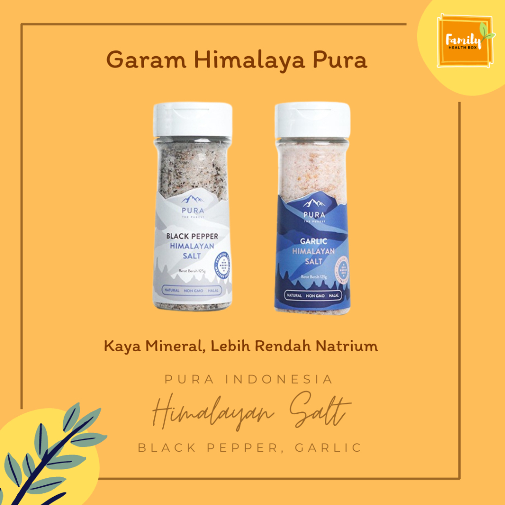 Jual Himalayan Salt Pura Indonesia Himalayan Salt Black Pepper