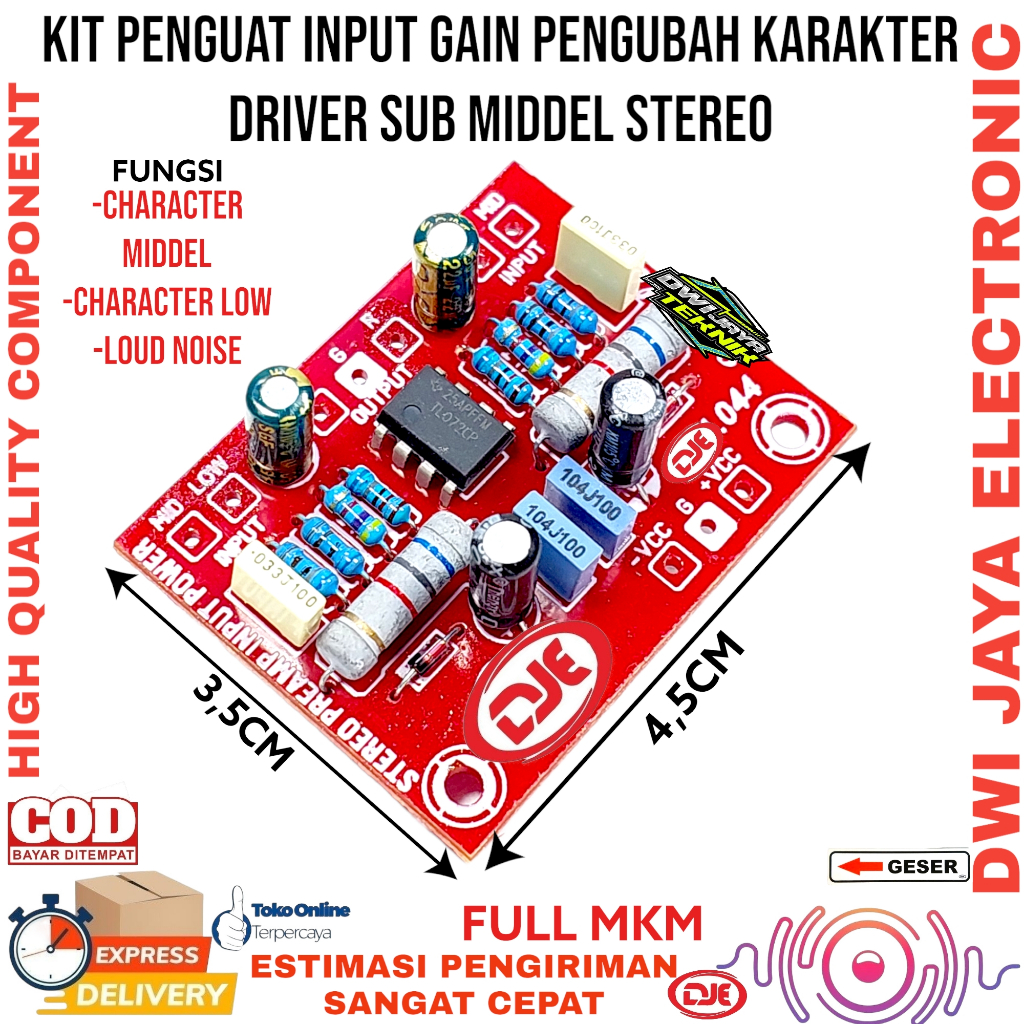 Jual PENGUAT INPUT GAIN DRIVER DAN PENGUBAH KARAKTER DRIVER SUB/MIDEL ...