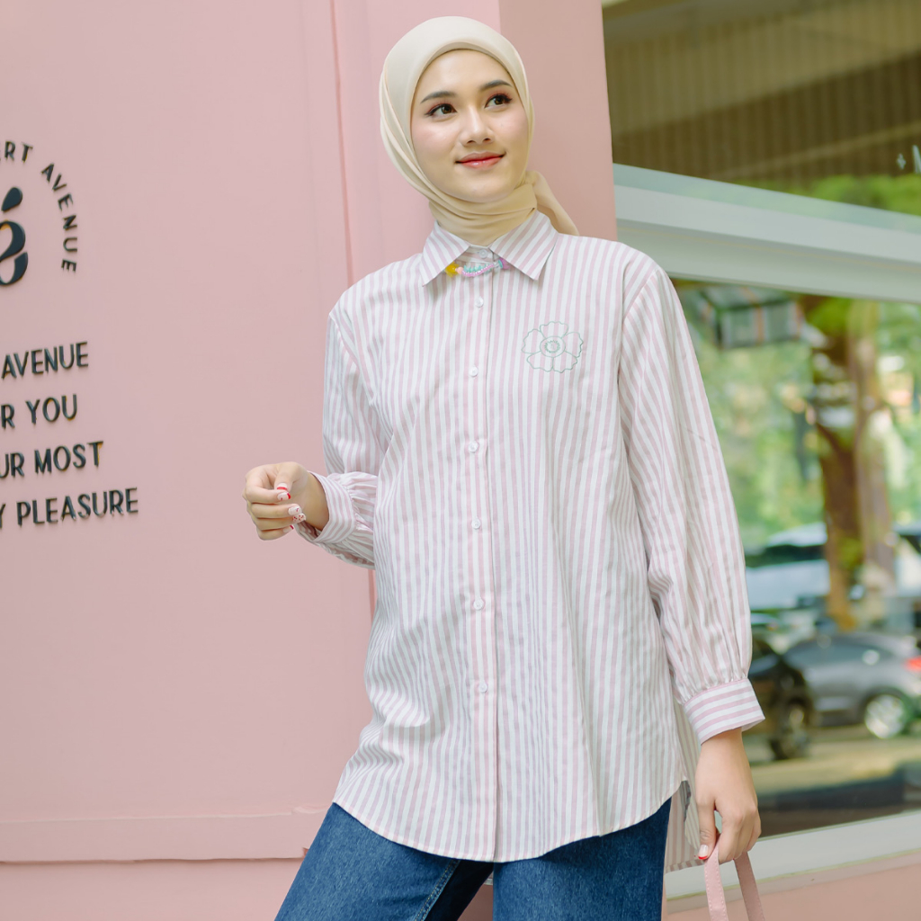 Jual Rania Tops (HijabChic Pink x Rania) | Shopee Indonesia