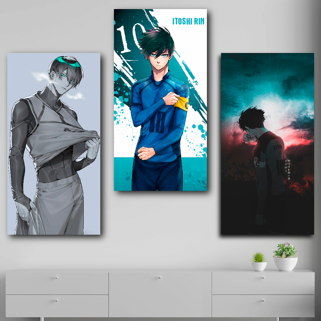 Jual YGGART Poster Anime Rin Itoshi Blue Lock Pajangan Poster Kayu ...