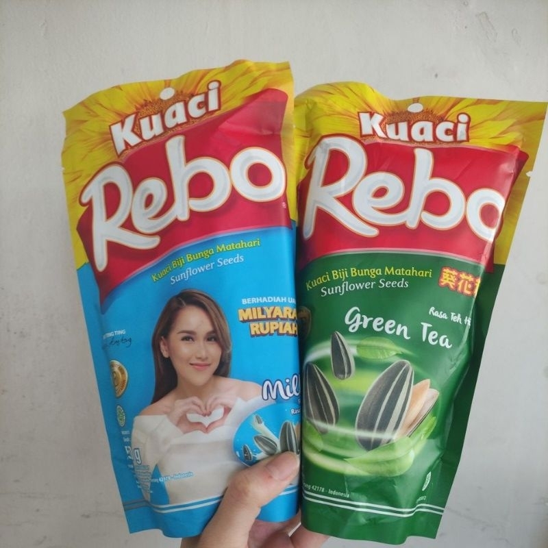 Jual Kuaci Rebo 150 Gram Milk Green Tea Salted Caramel Shopee Indonesia