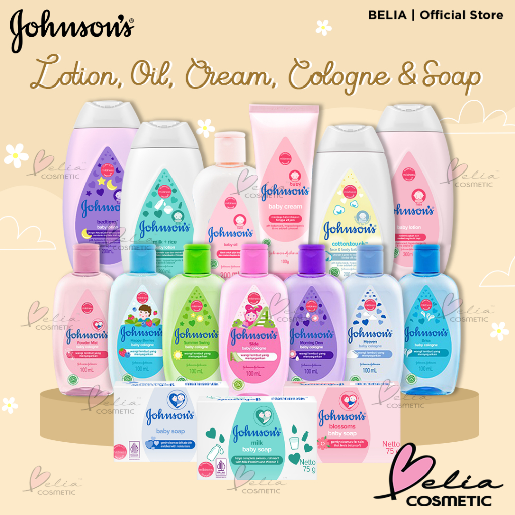 Jual BELIA JOHNSON'S BABY Lotion | Oil | Cream | Cologne | Minyak Bayi ...