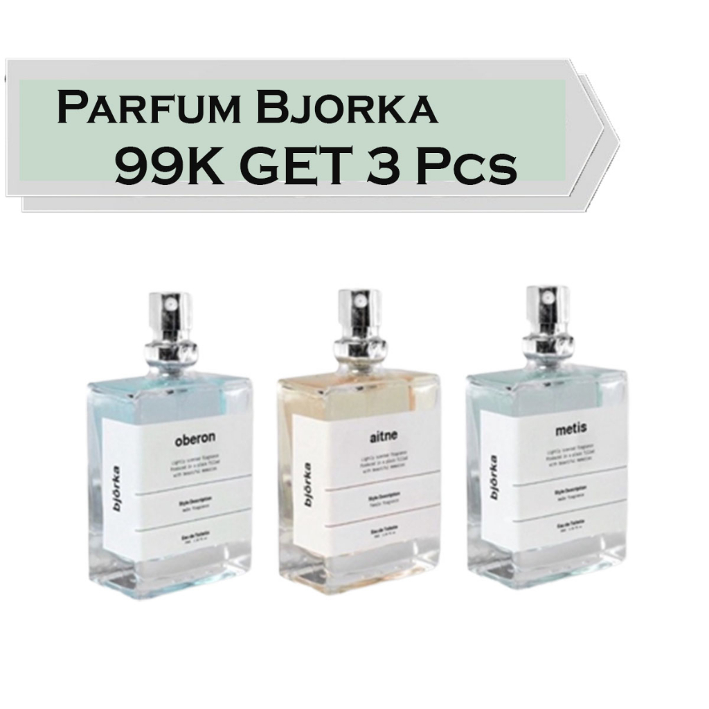 Jual Bjorka Parfum Promo K Dapat Pcs Perfume Wanita Pria Unisex