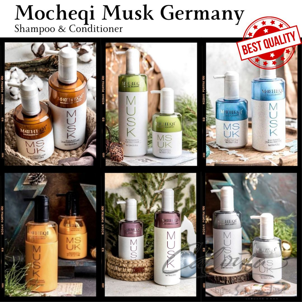 Jual [CUCI GUDANG] MOCHEQI HAIR SHAMPOO CONDITIONER MUSK Original ALL ...