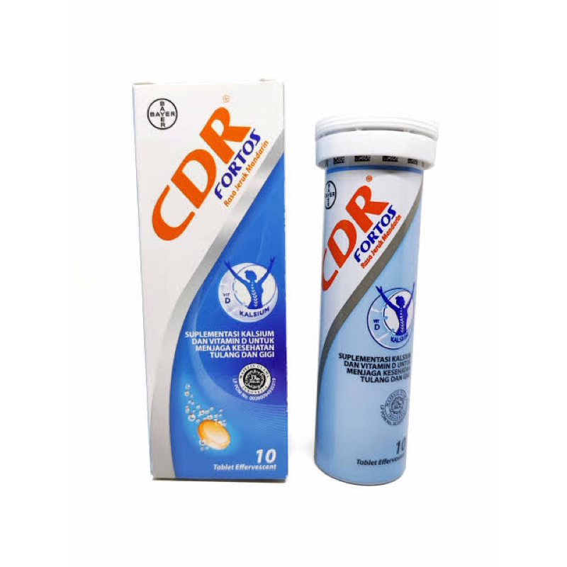 Jual CDR Fortos tube isi 10 | CDR Fortos Effervescent | CDR Biru | CDR ...