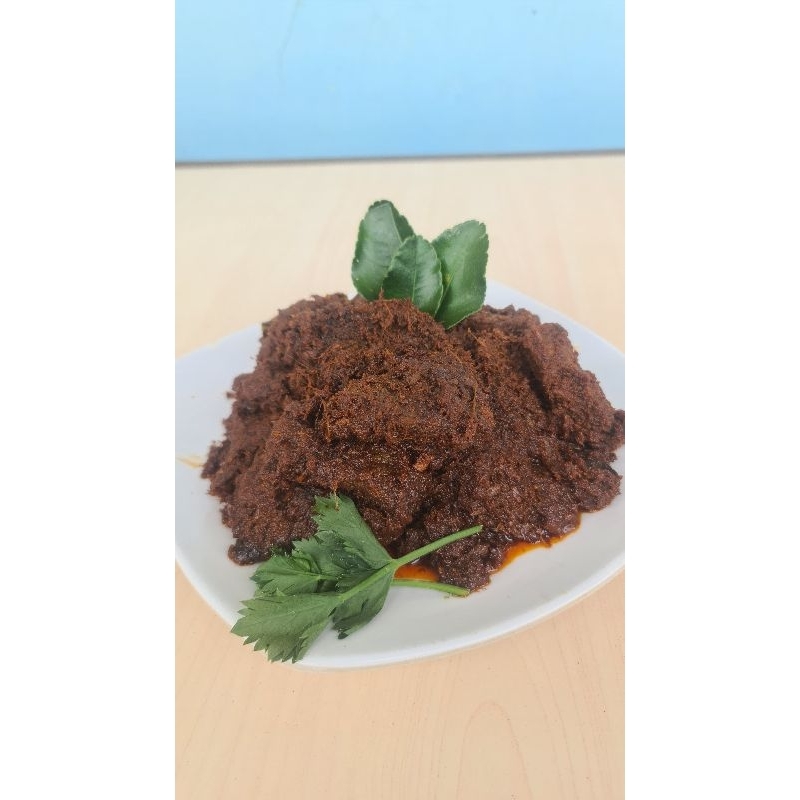 Jual rendang daging sapi mata air asli padang pariaman 350 gram (5 ...