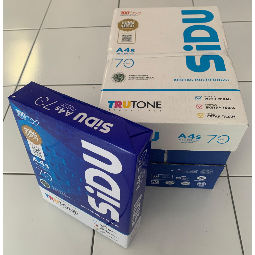 Jual Kertas A4s 70gr Sidu (box) | Shopee Indonesia