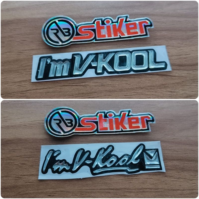 Jual Stiker Emblem Im V KOOL 3D timbul emblem I'm V-KOOL | Shopee Indonesia