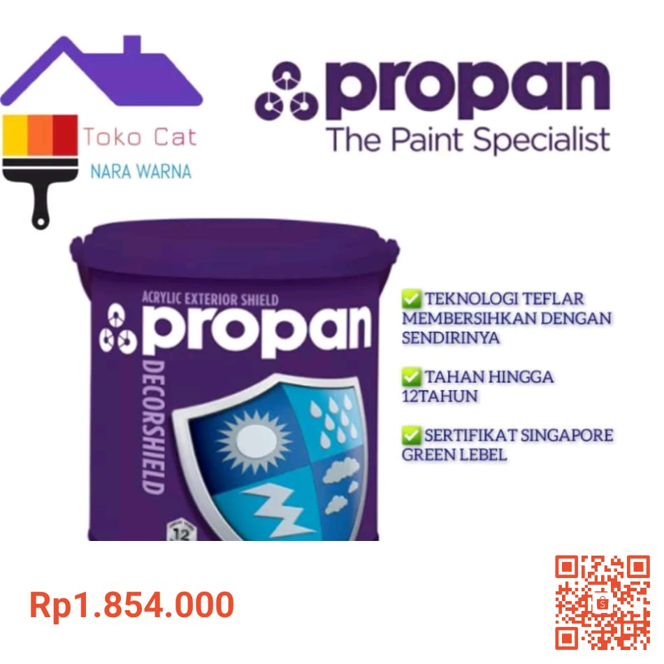 Jual Cat Propan Decorshield Dw 500 Cat Tembok Exterior Kelas Premium 20liter Shopee 1220