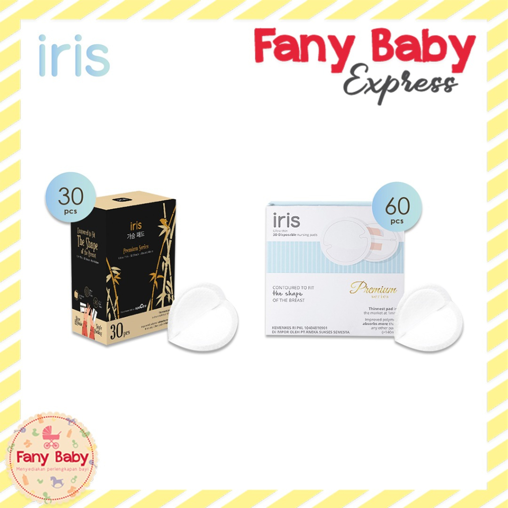 Jual IRIS PREMIUM 3D SHAPE DISPOSABLE BREAST PAD [BEST SELLER] | Shopee ...