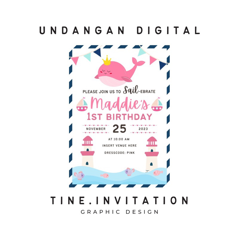 Jual undangan ulang tahun digital (custom) | Shopee Indonesia