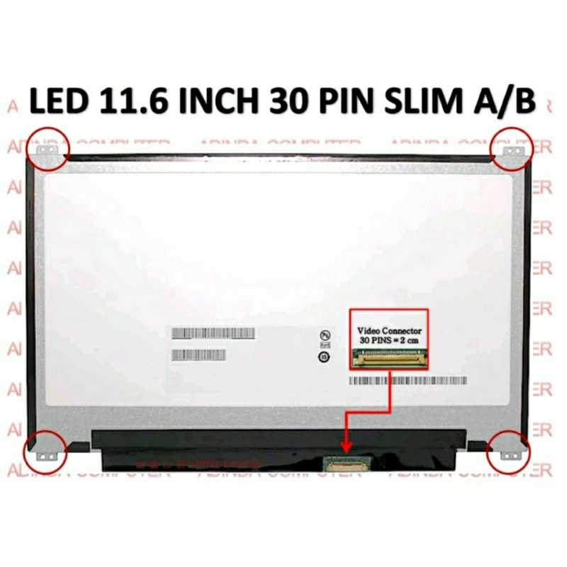Nuovo Schermo Per Laptop HD Da 11,6 Pollici Per HP STREAM 11-AJ0000