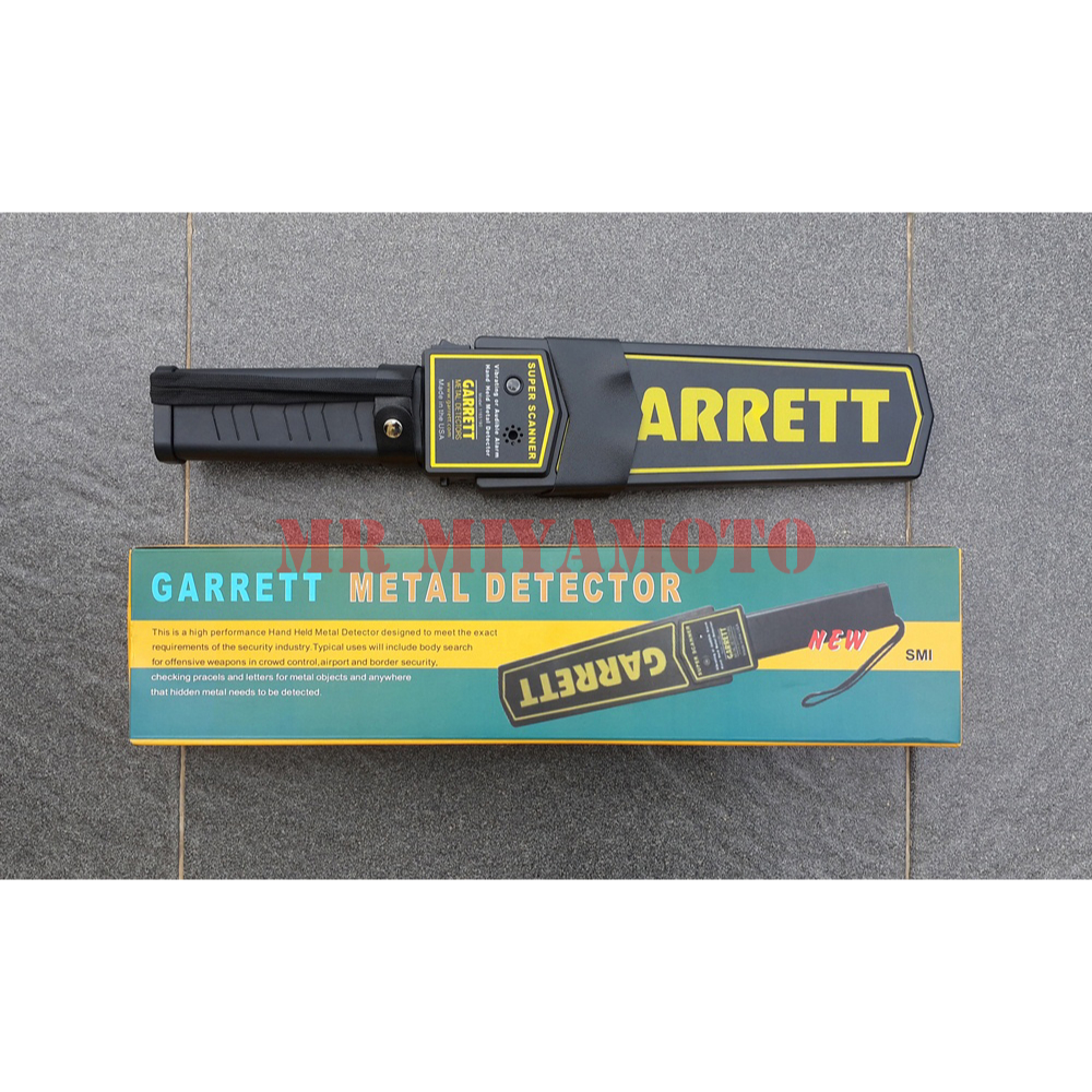 Jual GARRETT Super Scanner Handheld Metal Detector Alat Pendeteksi ...