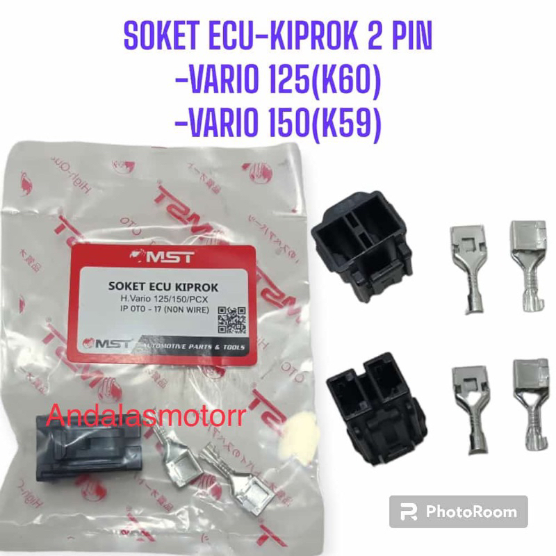 Jual Soket Ecu Ecu Kiprok Pin Pin Vario Led Vario Pcx K K Mst Otoparts Shopee