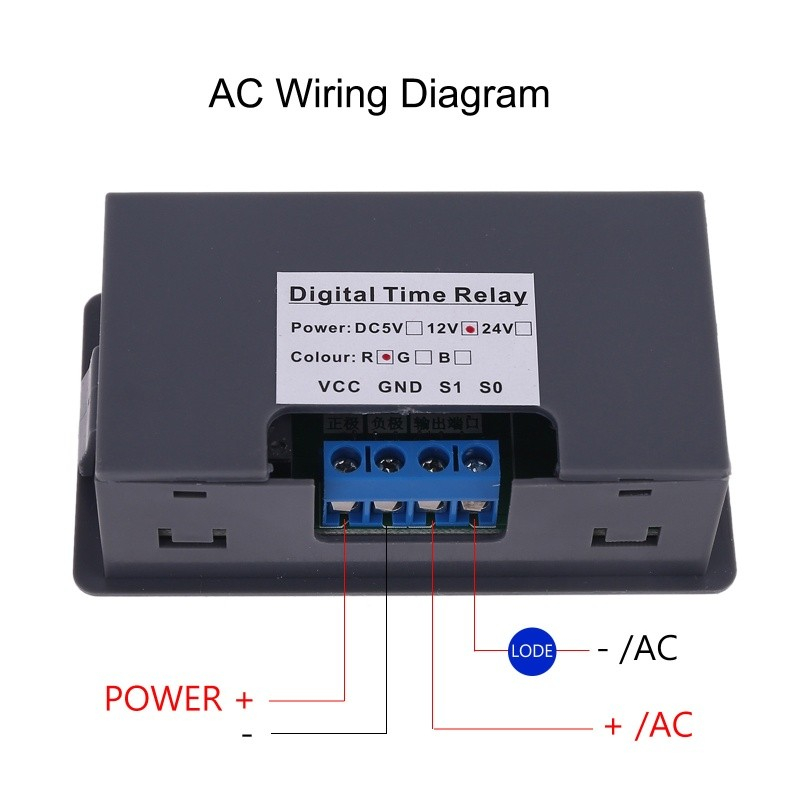 Jual Digital Time Delay Relay Cycle Timer Control Switch Adjustable 12V ...