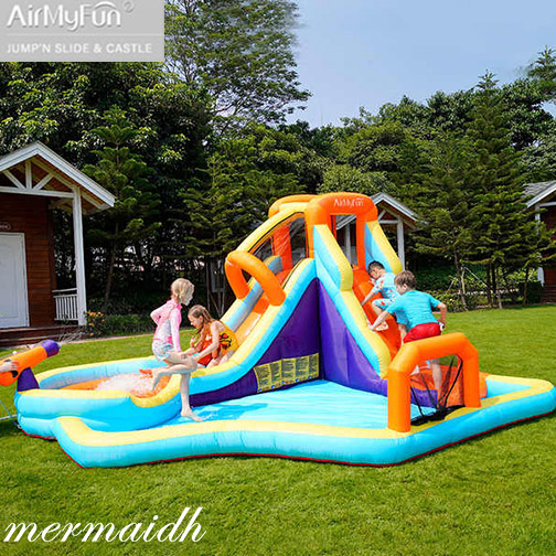 Jual Bouncy Rumah Balon A83013 Istana Balon Mainan Perosotan Bouncer