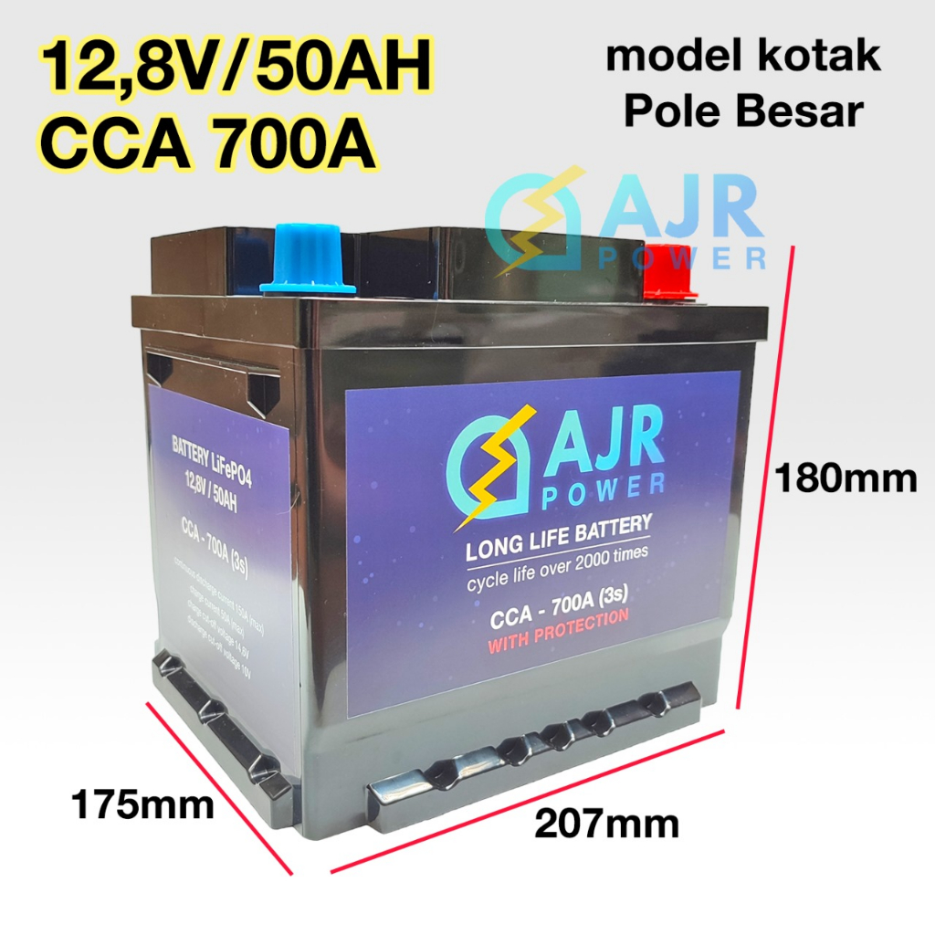 Jual ACCU AKI Lithium LiFePo4 MOBIL Pole Besar INNOVA MAZDA CRV HRV ...