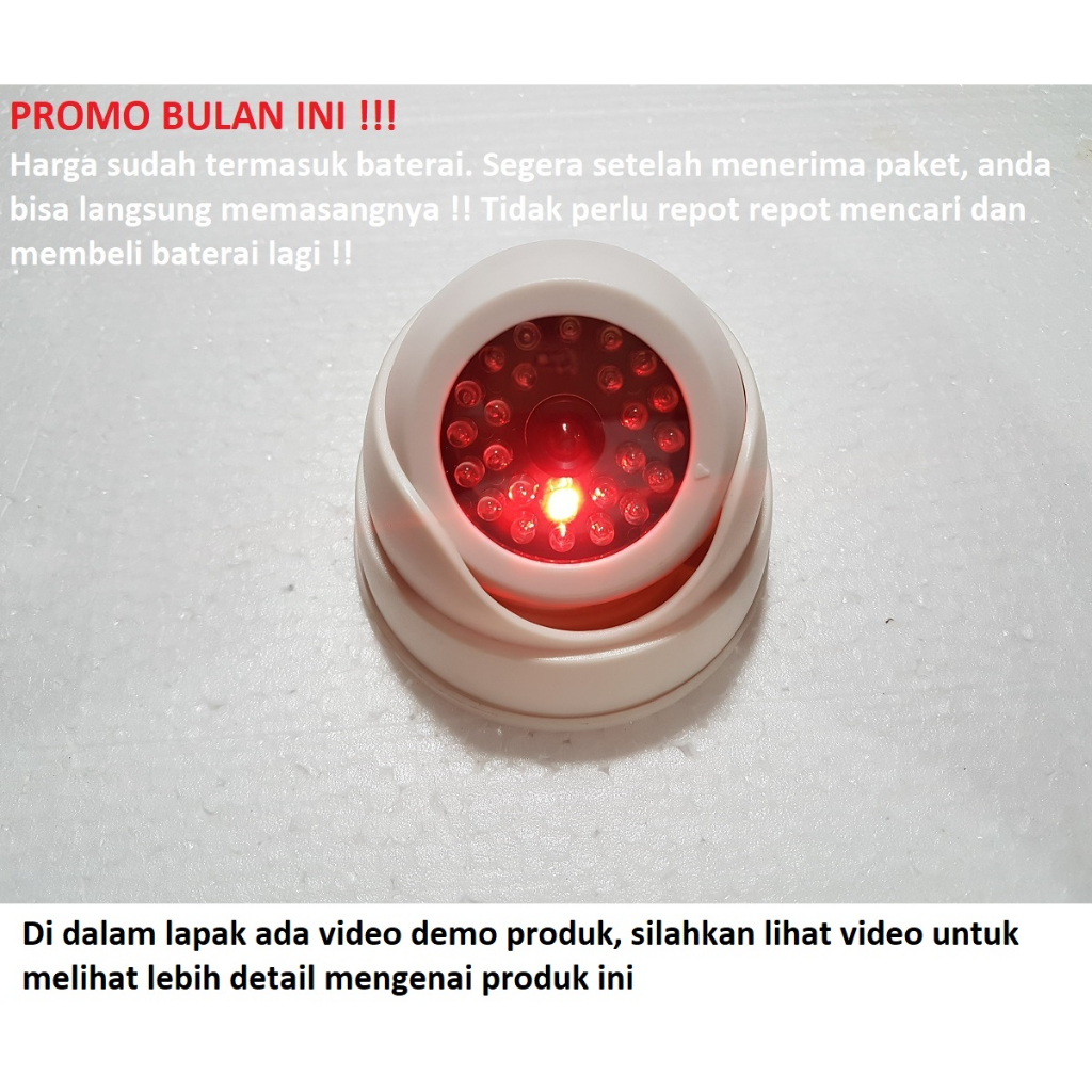 Jual Kamera CCTV camera kamera dome Dummy palsu fake replika kedip