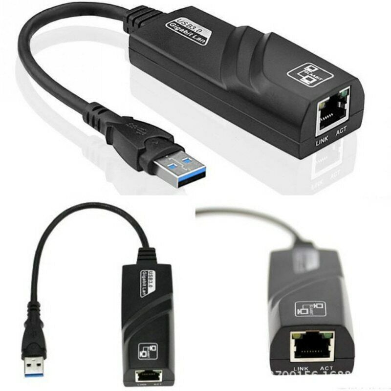 Jual Adaptor Konverter USB 3.0 To Kabel LAN Ethernet Gigabit RJ45 1000 ...
