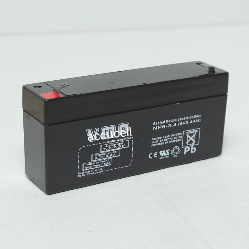 Jual Aki Accu 6v 3.4ah batre kering sesuai untuk timbangan dan produk ...