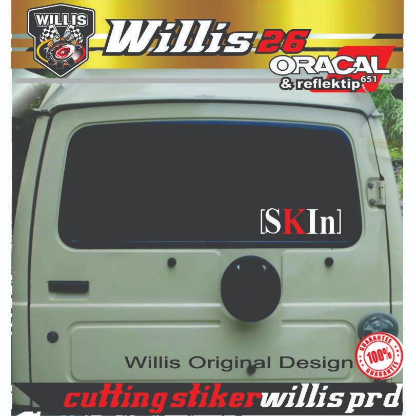 Jual New stiker sticker cutting kaca mobil SKIN suzuki katana jimny