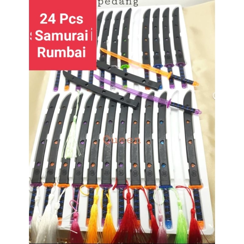 Jual Mainan Pedang PedanganSamurai Rumbai 24Pc | Shopee Indonesia