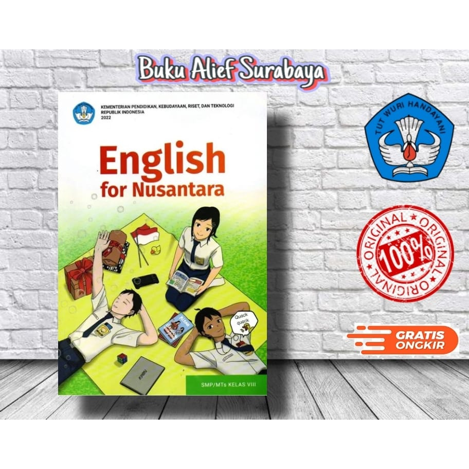 Jual Buku Paket Siswa Bahasa Inggris English For Nusantara SMP Kelas 8 ...