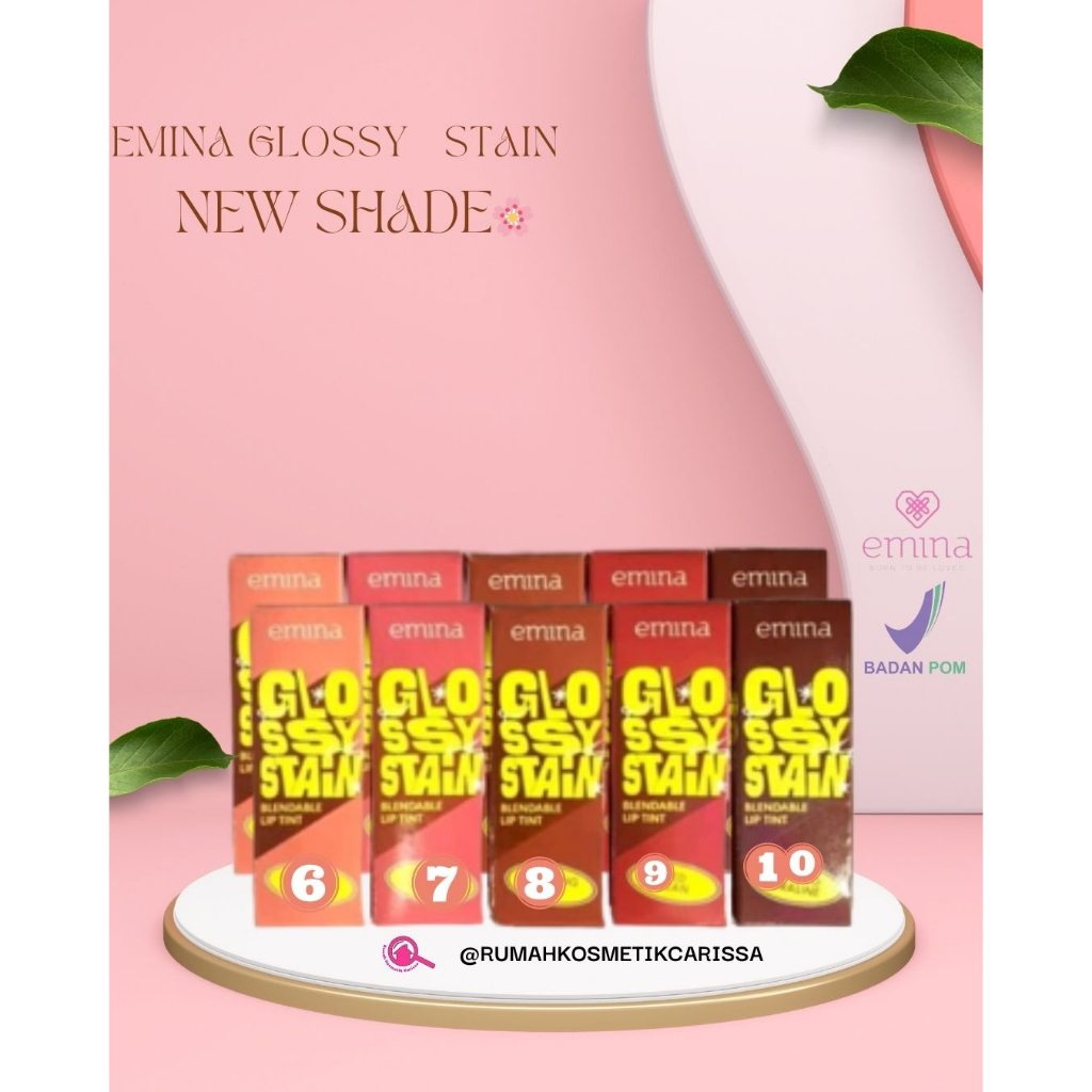 Jual Emina Glossy Stain Shade Lengkap 0110 Shopee Indonesia