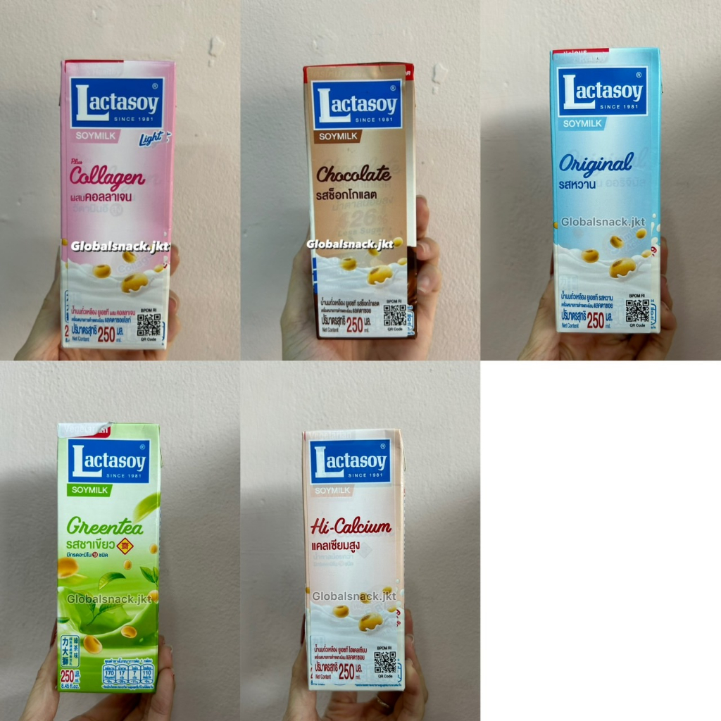Jual LACTASOY SOYA MILK SOY MILK SUSU KACANG CHOCOLATE / COLLAGEN / HI