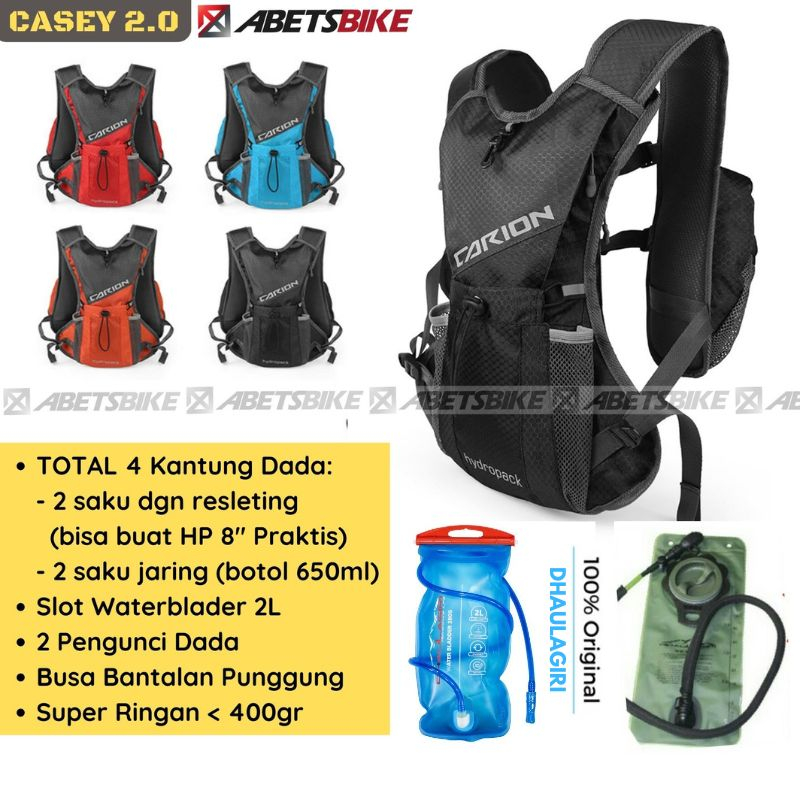 Jual Tas Sepeda Hydropack Mtb Trabas Trail Adventure Carion Casey