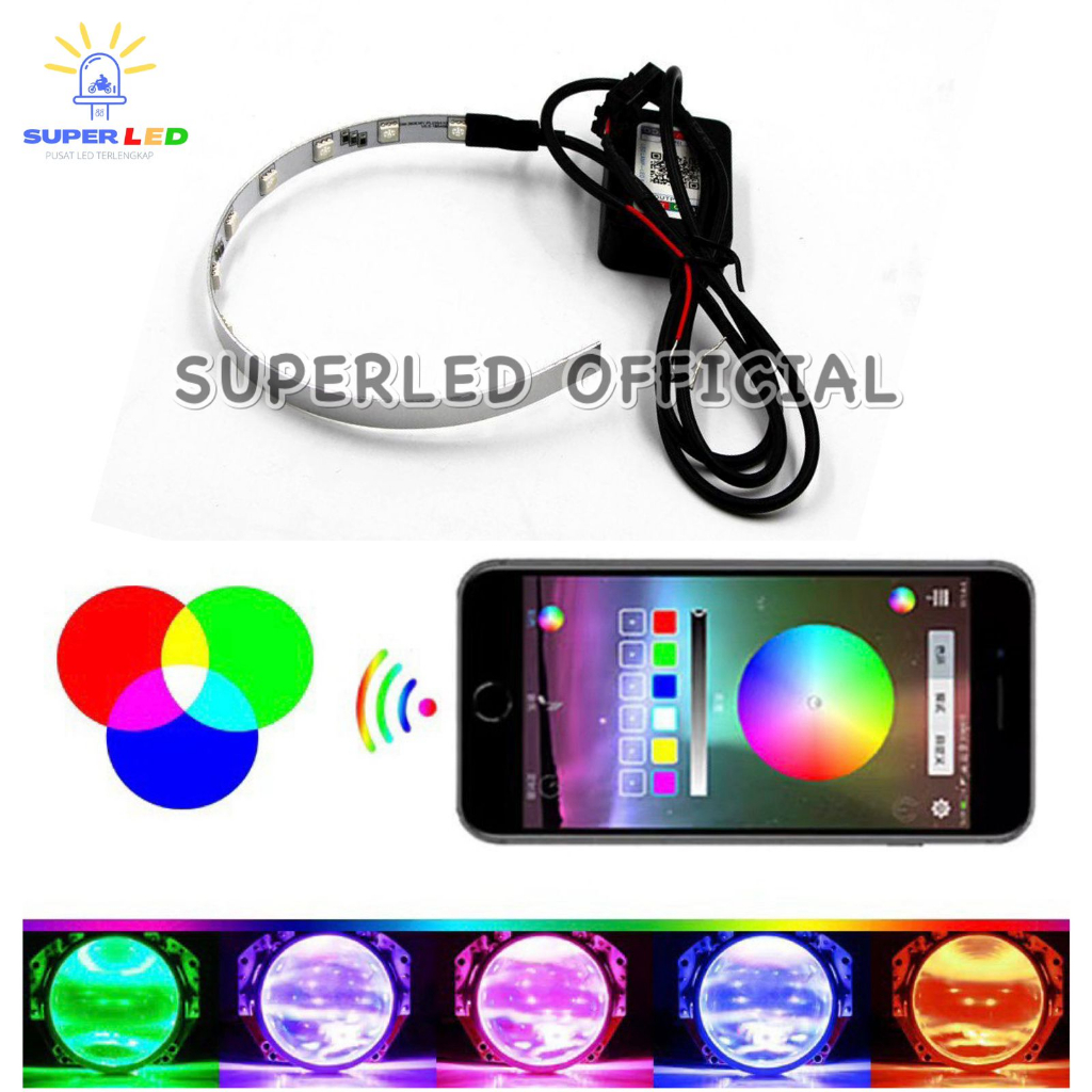Jual Super Murah Lampu Devil 360 Rgb Stainless Modul Controller Apps ...