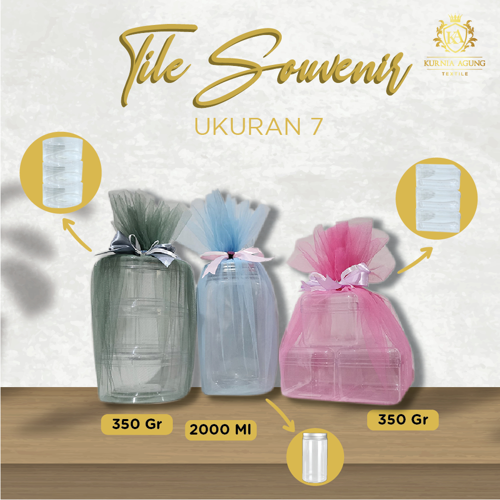 Jual READY Kantong Tile Tanpa Jahit Serut untuk Jar Toples Botol Tumblr ...