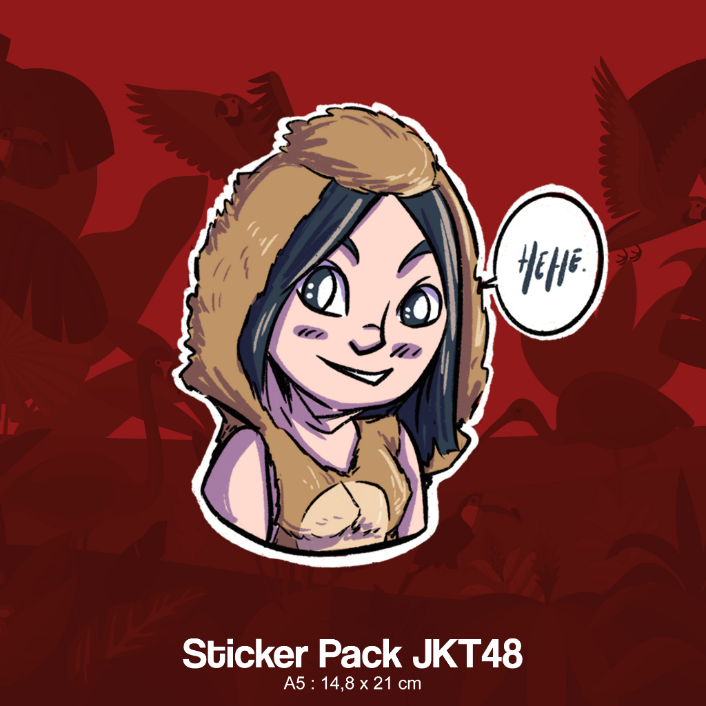 Jual JKT48 Sticker Pack (Kebun Binatang Saat Hujan) (Fanart) | Shopee ...