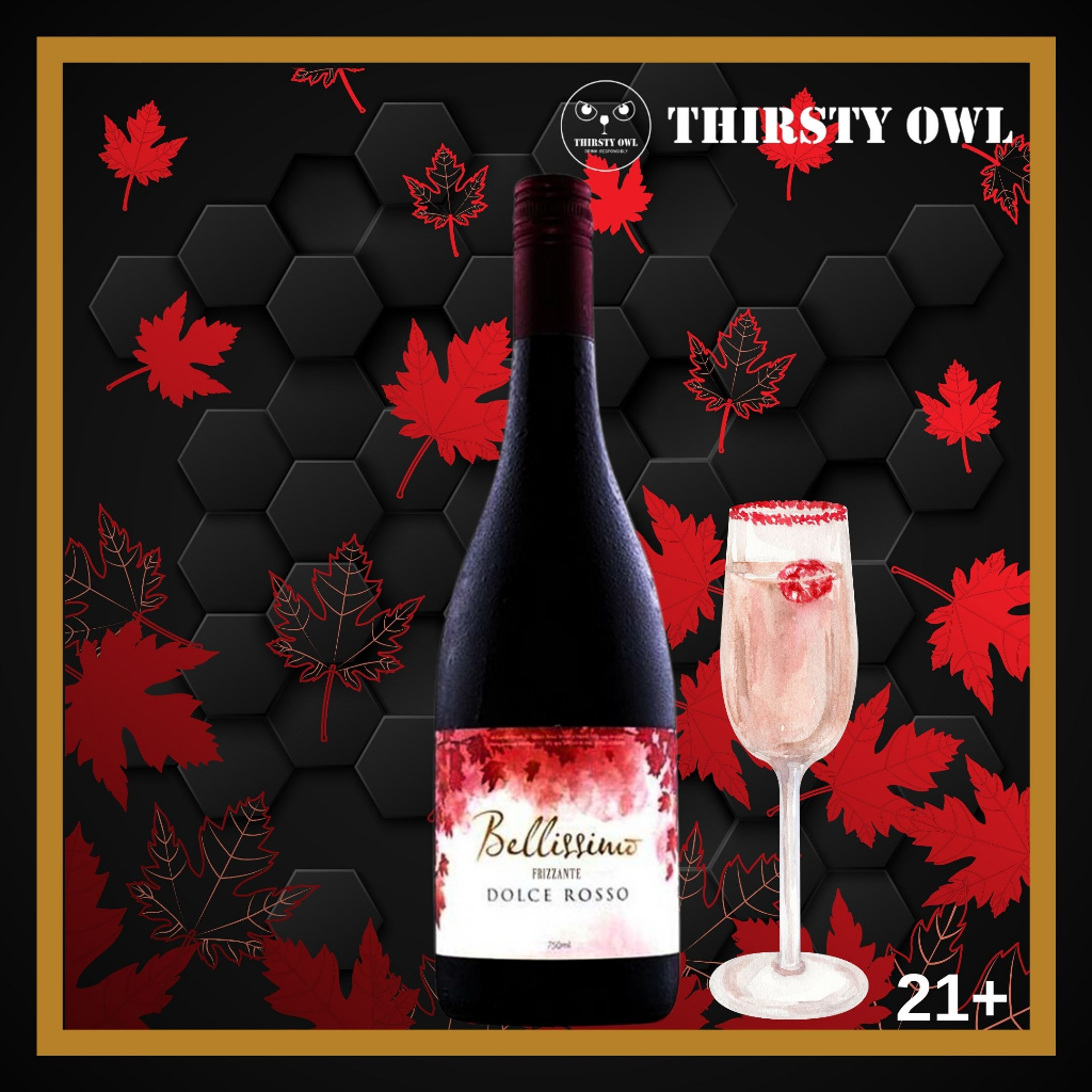 Jual Bellissimo Frizzante Dolce Rosso Lambrusco Sweet Red Wine 750ml