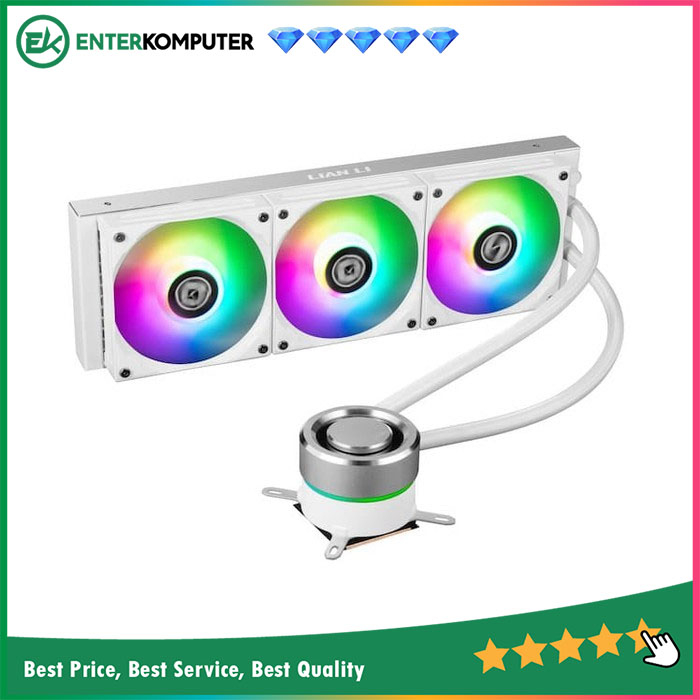 Jual LIAN LI GALAHAD 360 - SILVER - AIO ARGB CPU COOLER - MAGNETIC ...
