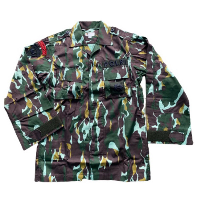 Jual Seragam PDL loreng Brimob Tactical | Shopee Indonesia