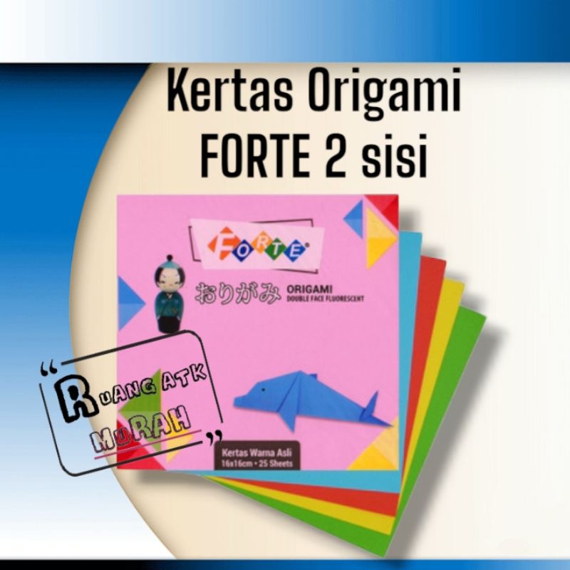 Jual Forte Kertas Origami Sisi Kertas Lipat Sisi Shopee Indonesia