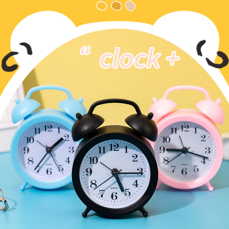 Jual Tahan Lama Premium Mini Sederhana Jam Alarm Meja Jam Desktop Diam ...