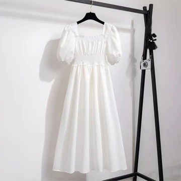 Dress Korea Hits Dress Retro Full Karet