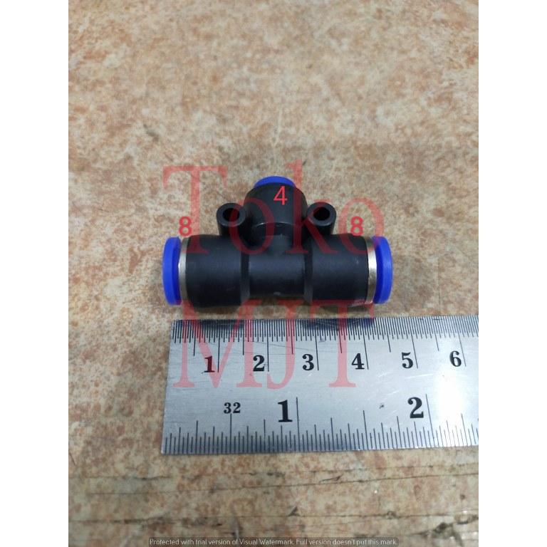 Jual Fitting Pneumatic Reducer Model T 4mm 6mm 8mm 10mm 12mm 14mm 16mm ...
