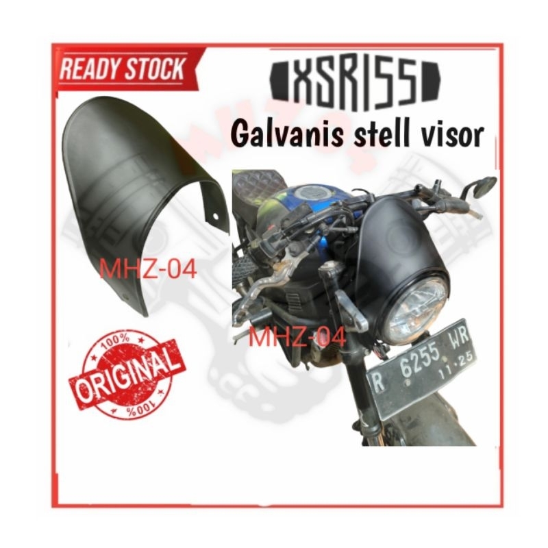 Jual Visor Yamaha XSR 155 visor lampu custom galvanis stell xsr