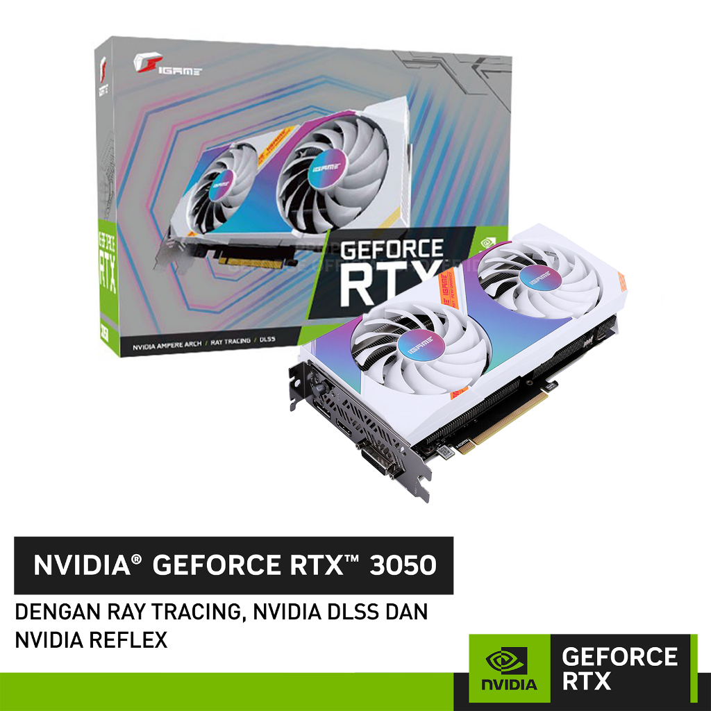 Jual COLORFUL iGame GeForce RTX 3050 Ultra W DUO OC V2 | 8GB GDDR6 ...