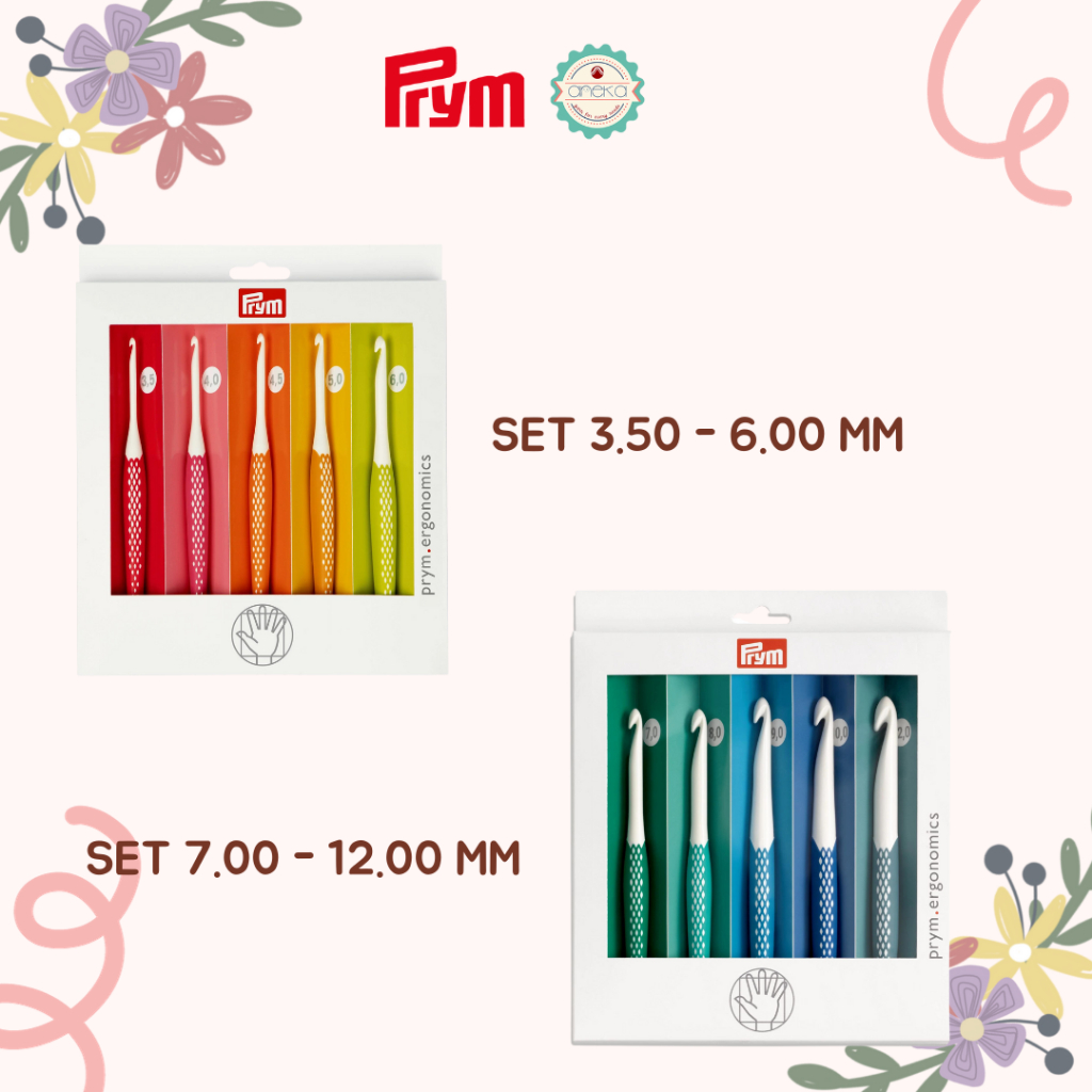Jual PRYM - Hakpen ( Alat / Jarum Rajut ) - Crochet Hook For Wool Set ...
