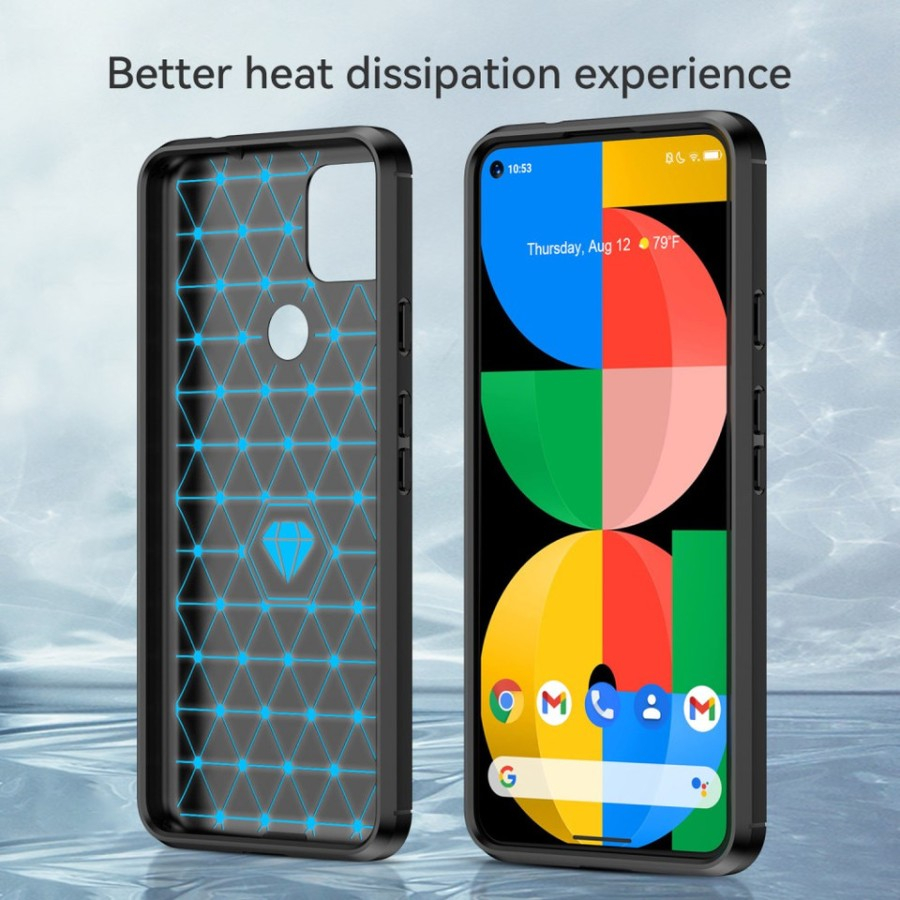 Gradient Airbag Protection Case For Google Pixel 4 XL – Purple/Blue Bumper