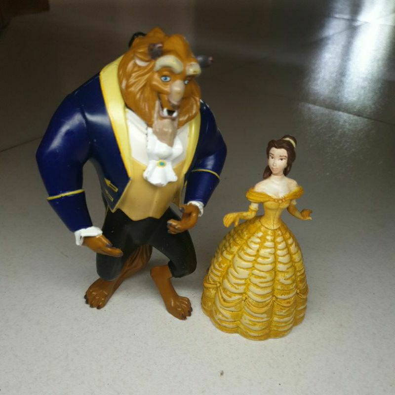 Jual Beast Belle Beauty Disney Figure Set Mix | Shopee Indonesia